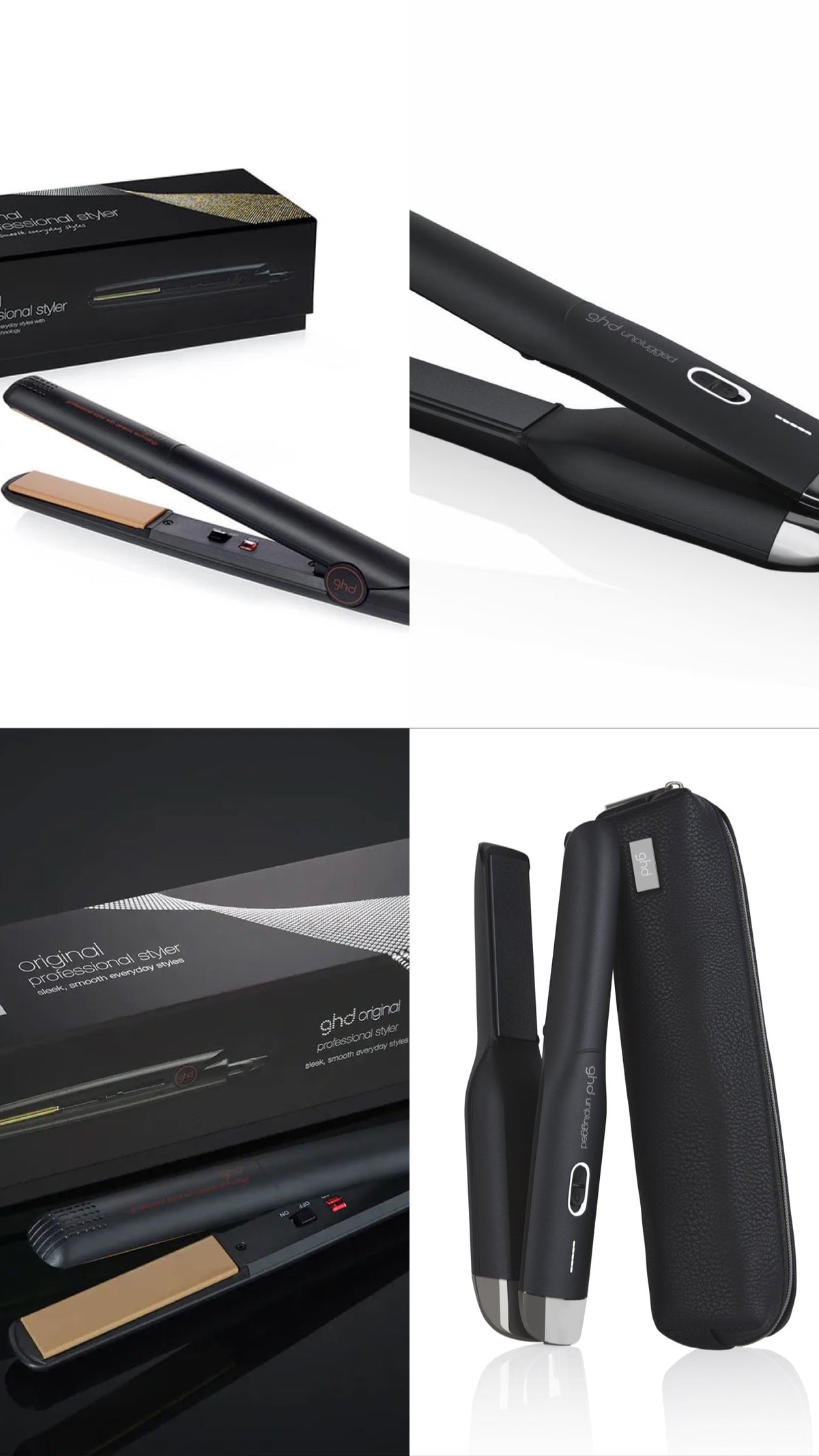 GHD ORIGINAL STYLER + UNPLUGGED