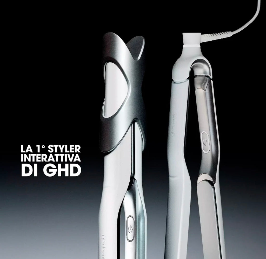 GHD Sculpt Black - piastra per capelli bianca interattiva