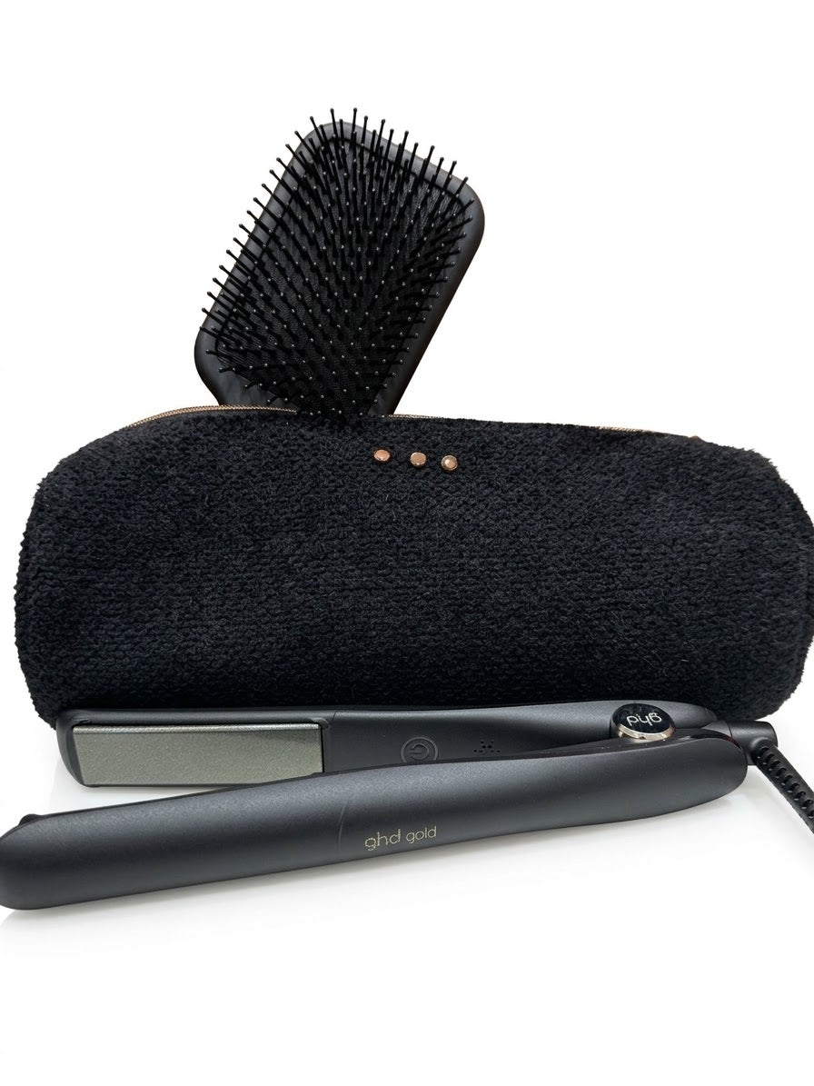 GHD GOLD GIFT SET spazzola+ pochette